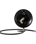 Back view of Heavy Duty Pressure Washer Hose Reel 50 Feet Three Eighths Inch Steel Bracket Mounted For Wall Floor Or Truck Mount 4000 PSI