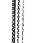 HCH 2 15 Steel Manual Chain Hoist 15 Ft Lift 2000 Lb Capacity Orange with stamped steel housing and load chain