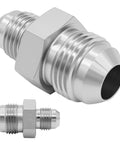 Hydraulic Hose Connector One Half Inch Male JIC 37 Degree Flare To Three Eighths Inch Male JIC Adapter, steel straight fitting