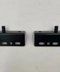 Heavy Duty Concealed Shaft Door Hinge With Bushing For Wood Doors Cabinets Drawers And Wardrobes Invisible Mount With Premium Metal Cap 1X40X14MM 5MM Shaft multicolor finish, black hinge pair