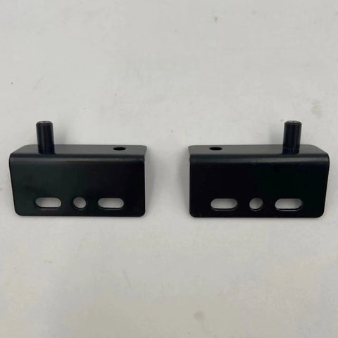 Heavy Duty Concealed Shaft Door Hinge With Bushing For Wood Doors Cabinets Drawers And Wardrobes Invisible Mount With Premium Metal Cap 1X40X14MM 5MM Shaft multicolor finish, black hinge pair