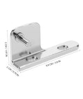 Heavy Duty Stainless Steel Refrigerator Door Hinge Assembly Replacement For Fridge And Freezer, Easy DIY Install