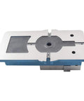 5 Inch Wide By 5.83 Inch Precision Mill Vise No Base Required For Milling Shaping And Drilling Machines Beefy Bench Clamp Top View