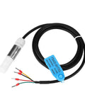 Rugged Industrial Temperature And Humidity Sensor With Digital High Precision 14 Bit Resolution SHT2X Compatible, stainless steel and plastic housing.