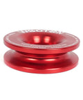 Beefy Winch Snatch Recovery Ring 66000 Lb Aluminum Pulley For Soft Shackle Compatibility Fits Quarter Inch Three Eighths Inch Three Sixteenths Inch Soft Shackles One Half Inch Seven Sixteenths Inch Ropes Off Road Vehicle Recovery red aluminum pulley