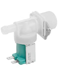 Dishwasher Water Inlet Valve Replacement Part Compatible With DC62 30314L And DC6230314L For Efficient Washing Easy Install Keeps Your Dishwasher Running Smoothly And Delivers Reliable Water Flow. White plastic dishwasher water inlet valve with metal bracket and terminals