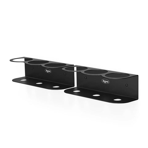 Must-Have All-Purpose Spray Bottle Holder Wall Mount Heavy Duty Powder Coated Steel Storage Rack for Garage and Home Easy Install Space Saver