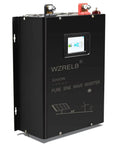 Built Tough 3000W DC To AC Power Inverter 24V Switches To 120V Or 240V Split Phase Pure Sine Wave Output with display
