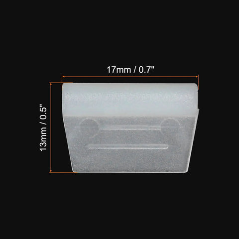 RC Hinges Set 0.5 Inch X 0.7 Inch X 0.8 Inch Adjustable Hatch Hinges For RC Model Airplanes 5 Pack side view with dimensions