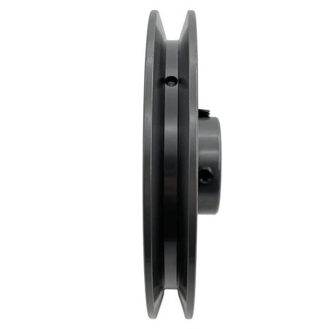 Heavy Duty Cast Iron One Groove V Belt Pulley With Five Eighths Inch Bore And Five Point Four Five Inch Outer Diameter Built To Last For A AX 3L And 4L V Belts Precision Machined And Rust Resistant Finish
