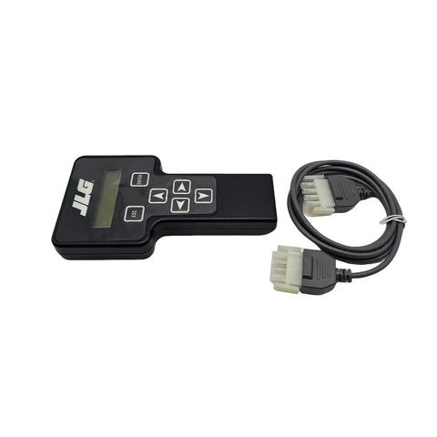 Straight Up Heavy Duty Jlg Handheld Analyzer And Diagnostic Cable Kit with display and connection cable for lifts.
