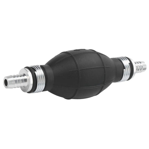 Manual Siphon Pump For Gasoline And Oil Transfer Hand Operated Fuel Extractor With 10mm Hose No Spill Easy Liquid Transfer Tool For Hydraulic Equipment Marine And RV Use black rubber pump with metal hose fittings