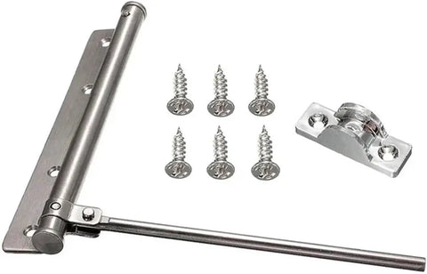 Heavy Duty Automatic Door Closer With Adjustable Aluminum Alloy Hydraulic Spring System Smooth Soft Close for parts installation