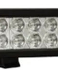 Badass Black 43 Inch Wide Beam LED Flood Light With Hella Bright Xtreme Output And Smooth Dimming Control for off road vehicles.