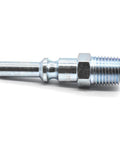 Lincoln Series Steel Coupler Plug One Quarter Inch Male NPT For Pneumatic Tools And Air Systems Forged Tool Steel Body Zinc Plated Durable