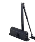 Heavy Duty Door Closer Kit 25kg to 85kg Adjustable Speed Quiet Soft Close Hydraulic Buffer for Slam Free Door Action S Positioning Style Easy Install
