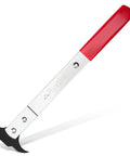 Dual Hook Oil Seal Puller And Oil Seal Removal Tool With Galvanized Steel and red non-slip handle.