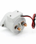 Top Shelf 200 Amp DC Contactor With Dead Nuts Reliable Voltage Handling For Ev Charger Stations And Motor Controls built tough, white body, dual terminals.