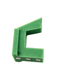 Ultra Reliable Magnetic Saw Guide For Dead Nuts 90 Degree Miter And 45 Degree Dovetail Joints Killer Woodworking Jig showing green magnetic component.