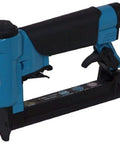 Narrow Crown Stapler 54DF-18, Single Shot Design, pro-grade build, side view, European-style power for woodworking projects