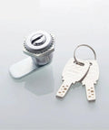 Square Cam Lock With Two Keys For Mailbox School Locker Office Drawer Or Cabinet Heavy Duty Steel Latch Hardware Durable