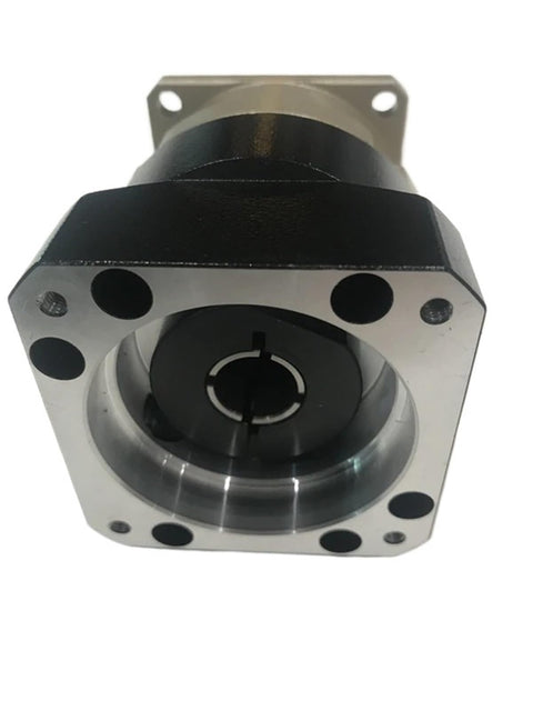 Rugged And Ready Helical Planetary Gearbox Reducer, 1 Stage 3:1 To 10:1 Ratio For 60mm 200W AC Servo Motor, showing details of input shaft and mounting features.