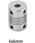 Awesome Flexible Shaft Coupler Connector Made From Durable Aluminum Alloy Perfect For Motors Encoders Or Pumps With 8mm X 8mm Joint Size And OD 19X25MM Dimensions For Tight Fits, 8x8mm aluminum shaft coupler