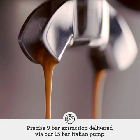 Level Up Your Daily Grind With This Pro Grade Bean To Cup Espresso Machine Featuring A Built In Grinder Automatic Milk Steamer And Sophisticated Black Truffle Design, showcasing espresso extraction.