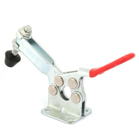 Carbon Steel Horizontal Toggle Clamp Set With Electroplated Rust Proof Finish, Style 201B for Woodworking and Welding