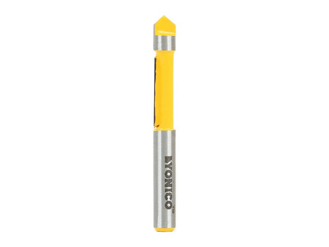 1/4 Inch Panel Pilot Trim Router Bit Heavy Duty Carbide Cutters Glide Over Veneer Sink Edges Smooth As Glass During Center Void Plunging
