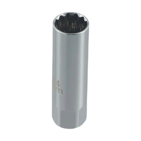 Badass No Nonsense Multi Keyless Chuck Drill Adapter For Dremel Rotary Tools Quick Swap 16mm Grip Power Tool Accessory image of a 16mm metal socket tool.