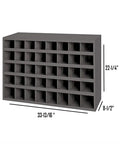 Workhorse Grade 8 Coarse Thread Hardware Assortment Kit featuring 40 compartment metal organizer bin for garage repairs.