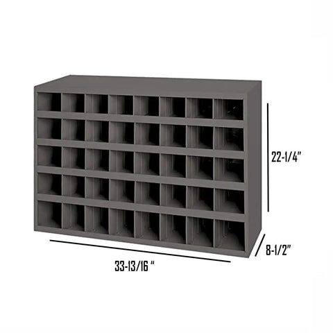 Workhorse Grade 8 Coarse Thread Hardware Assortment Kit featuring 40 compartment metal organizer bin for garage repairs.