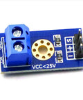 10 Pcs Voltage Detection Modules DC 0 to 25V High Sensitivity Voltage Sensor Board with blue connector, for Arduino projects.