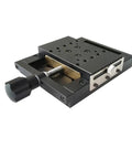 Motorized Rotary Positioning Stage PT-SD102PS with Electric Rotary Platform and Lockable Translation Table in black metal