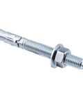 Wedge Anchor For Concrete One Quarter Inch Diameter By Two And One Quarter Inch Length Zinc Plated Heavy Duty Carbon Steel Fasteners