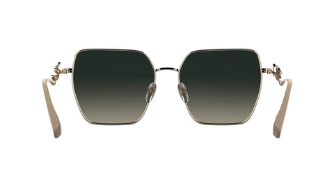 Dope Rose Gold Womens Eyewear Featuring Straight Fire Gradient Brown Tints With Goated 100 Percent Uv Shielding Rx Compatible Frames And Killer Cushion Comfort For Legendary Street Style, front view of stylish gradient sunglasses.