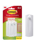 Sticky Nail Sawtooth Picture Hangers 3 Pack Damage Free Wall Mounts with packaging and single white hanger