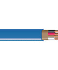 SIMpull Solid Indoor 14/3 W/G NM-B Copper Building Wire 100 Ft Coil For Residential Wiring With Easy Pull Jacket cross-section view