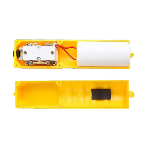 Crane Hoist Control Push Button Switch With 30UF Capacitor, 220V-380V Dual Voltage, IP55 Weather Resistant Pro-Grade ABS Pendant, Ergonomic Up Down Operation For Smooth, Safe Electric Hoist Lifting And Precise Traction. open yellow ABS pendant with 30UF capacitor
