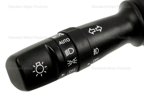 Heavy Duty Combination Switch Replaces Cbs1821 Multi Function Column Control showing light and wiper controls, durable black design.