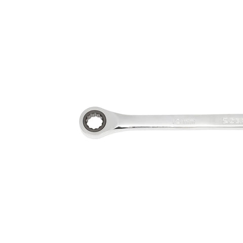 Long Reach 10mm 12 Point XL GearBox Double Box Ratcheting Wrench With Zero Offset for Easy Access to Recessed Fasteners close-up