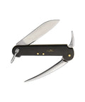 Grab-and-Go Deck Pocket Knife for Sailors and Outdoor Fans with marlin spike and 3-inch steel blade, eyelet visible