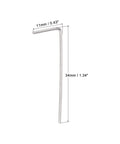 0.9mm Hex Key Wrench Set with 5 Pcs, L Shaped Allen Keys for Precise CRV Repairing Tool showing 34mm nickel plated arm