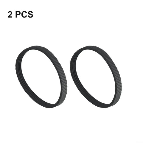 2 Pack Rubber Planer V-Drive Belt 1911B Double Cog, Black, 268mm Perimeter, 9.6mm Width, 4mm Thick, Electric Planer Replacement