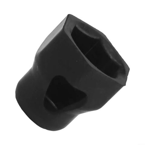 Black nut cover for Hub Motor Axle Set For Electric Bicycles With 12mm And 14mm Lock Nuts, Lock Washers And Nut Covers, Carbon Steel Components.