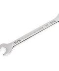 Fifteen Sixteenth Inch 4 Degree Swing Arch 12 Point Ratcheting Combination Wrench With Off Corner Loading for grip, top view.