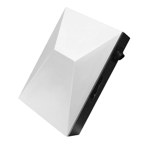 Badass Replacement Charger Station Box For Cybervault Systems With Heavy Duty Anti Theft Lock Cover And Dual Heat Dissipation Shell For Outdoor Use And Rock Solid Defense, angled view to showcase design.