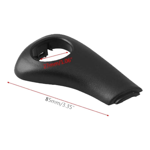 Top Pick Shifter Handle Button Repair Kit With Side Plate And Spring For Honda Civic Dlx Lx Ex Exl 2003 To 2005 Smooth Install No Tools Needed Black Plastic Complete Parts Swap Made Easy black plastic shifter button, 85mm x 27mm, side view