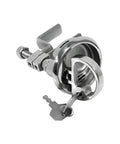 Tough As Nails Stainless Steel Flush Pull Handle With Turning Lock Design showing detailed latch mechanism and key for security.